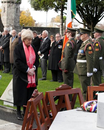 Minister Heather Humphreys attends Armistice Day Commemoration