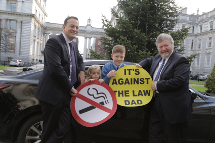 Reilly & Varadkar announce start date for smoking ban in cars where children are present