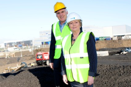 Minister Frances Fitzgerald visits new Uniphar Group Site