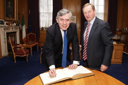Taoiseach meets former British Prime Minister Gordon Brown