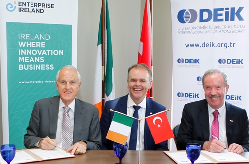 Memorandum of Understanding signed between DEİK and Enterprise Ireland