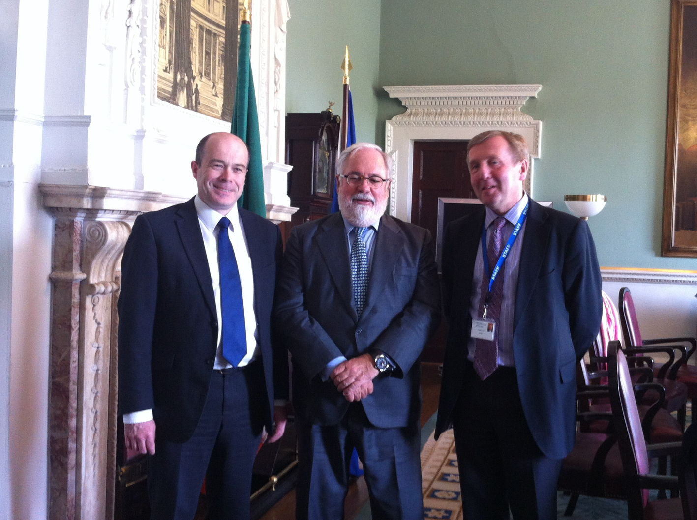 Minister Naughten meets Commissioner Canete