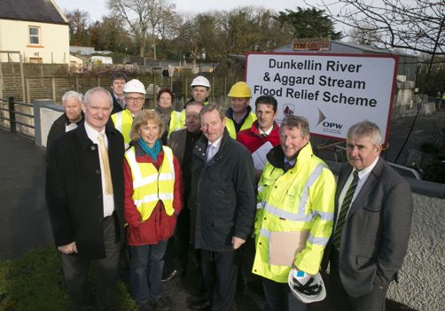 Taoiseach visits €6m Flood Relief Scheme at Craughwell