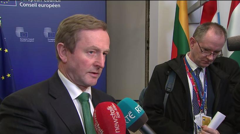 Taoiseach's Doorstep at European Council