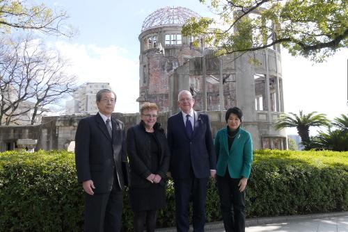 Minister Flanagan visits Hiroshima