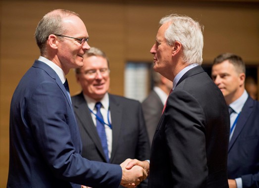 Minister Coveney meets with EU Chief Brexit Negotiator Michel Barnier