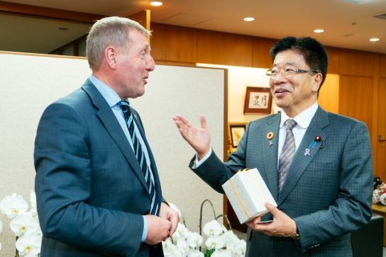 Creed Meets with Japanese Minister for Health, Labour and Welfare