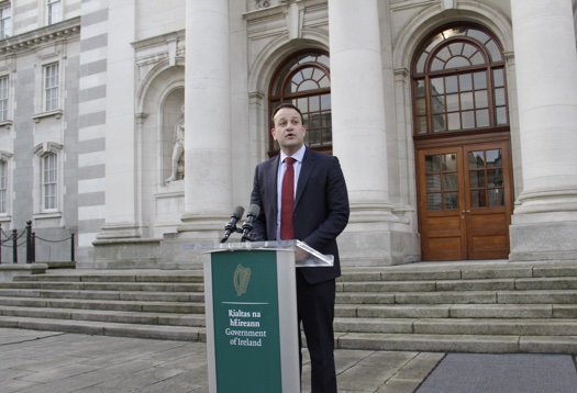 Taoiseach Leo Varadkar speaking after first Cabinet meeting of the year
