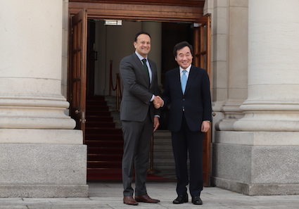 Visit of the Prime Minister of the Republic of Korea, Mr. Lee Nak-yon