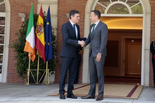 Taoiseach Leo Varadkar in Madrid to meet with new Spanish Prime Minster Pedro Sánchez