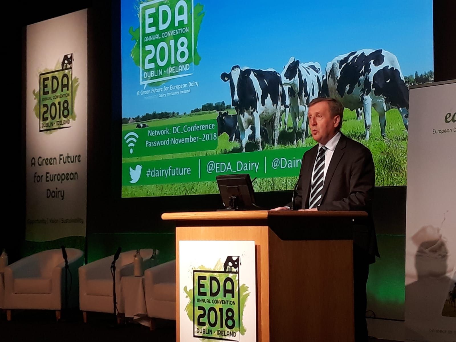 Minister Creed Officially Opens European Dairy Conference 2018