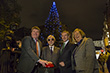 Taoiseach lights up "Tree of Light" for NCBI - National Sight Loss Agency