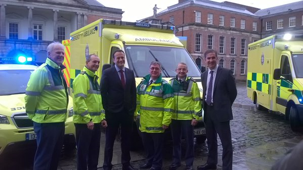 Minister Varadkar unveils first of 64 ambulances being provided this year in €9.4M investment