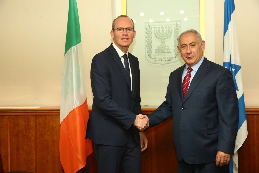 Minister Coveney meets with Israeli Prime Minister Benjamin Netanyahu 